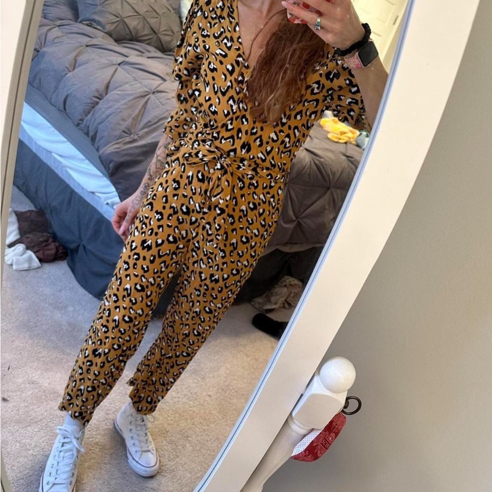 Cleobella Leopard Print Jumpsuit - Picture 2 of 6